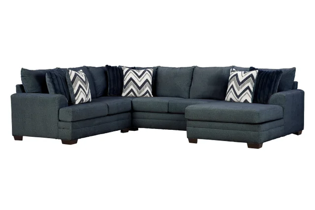 Pippa Navy 3Pc Sectional