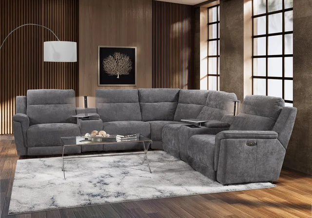 Austin Graphite Dual Power Sectional