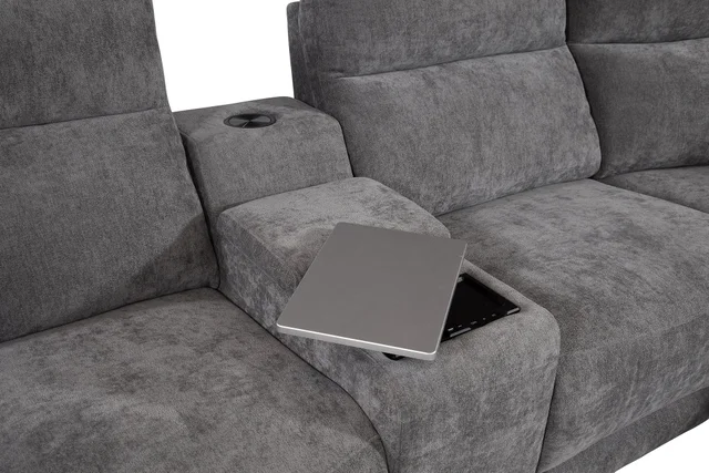 Austin Graphite Dual Power Sectional