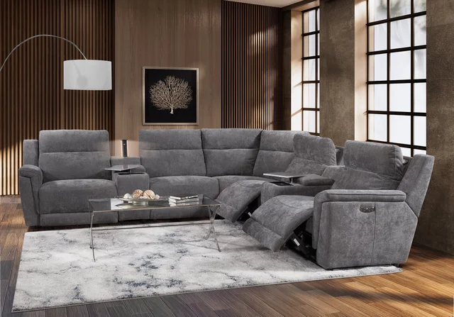 Austin Graphite Dual Power Sectional