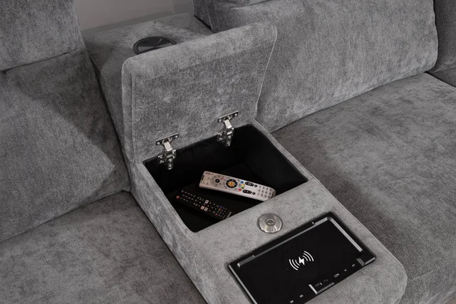 Austin Graphite Dual Power Sectional