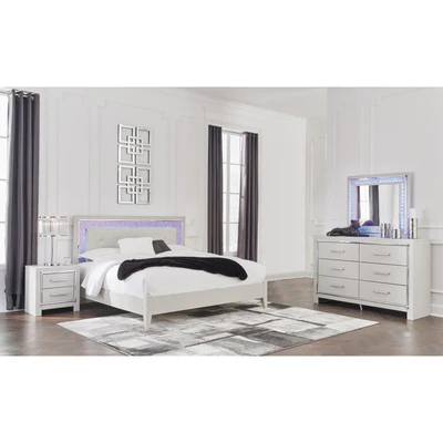 Signature Design by Ashley Zyniden Queen Upholstered Panel Bed